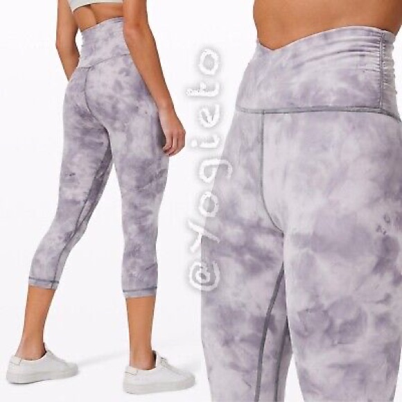 Lululemon Align 21” Crop Cross Waist size 2 - Picture 2 of 5